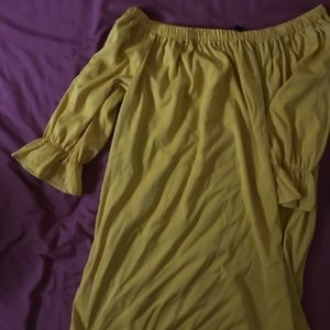 Off the shoulder dress